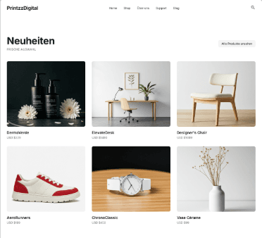 Fashion Store – Projekt von PrintzzDigital