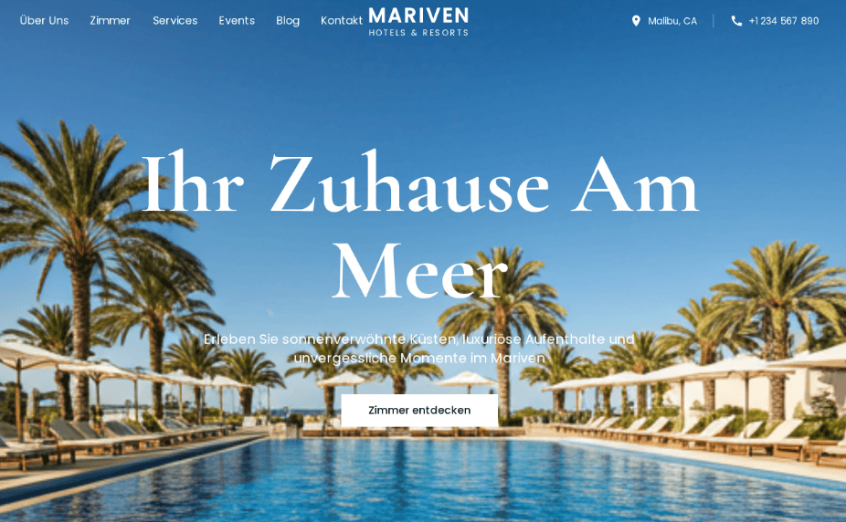 Hotel Booking – Projekt von PrintzzDigital